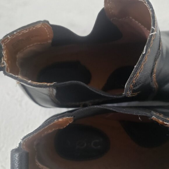 BOC. Black Western Pullon Faux Leather Bootie Size 8 - Picture 12 of 14